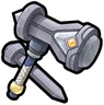 Iron Hammer, Gold Pickaxe, Worn Knuckles, Sand Shovel